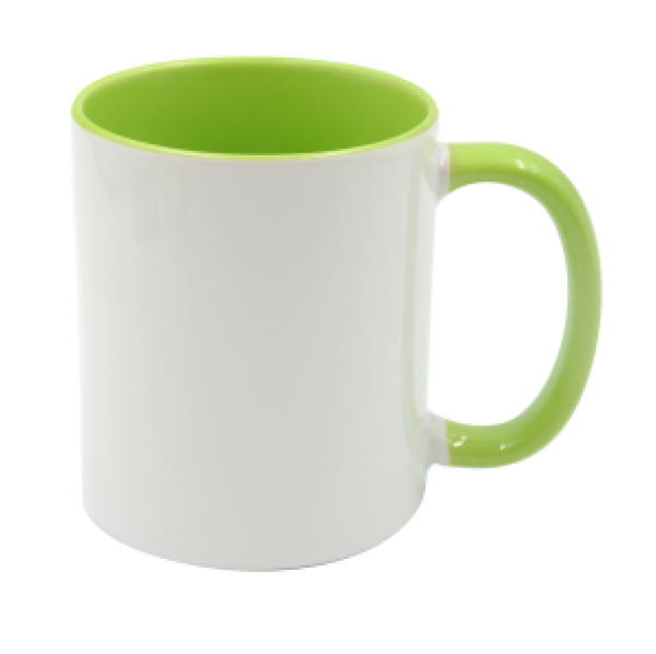 Keramiktasse 'Two Tones' für Sublimation Rim & Handle